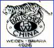 WEIDEN - BAUSCHER BROS. PORCELAIN FACTORY  (Germany) - ca 1920s - 1939 or as noted