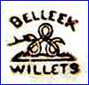 WILLETS MANUFACTURING CO.  [BELLEEK Series, various colors] (Trenton, NJ, USA)   - ca 1879 - 1909