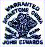 JOHN EDWARDS & Co.  (Staffordshire, UK)  - ca 1880s - 1900