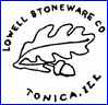 LOWELL STONEWARE Co.  (Illinois, USA)  - ca 1884 - ca 1930