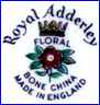 RIDGWAY POTTERIES, Ltd. [ROYAL ADDERLEY mark after merger] [some variations] (Staffordshire, UK) -  ca 1955 - 1964