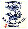 W.R. MIDWINTER  [WINDSOR Pattern] (Staffordshire, UK)  - ca 1914 - 1930's