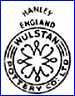 WULSTAN POTTERY Co., Ltd.  (Staffordshire, UK) [some variations]  - ca 1940 - 1958
