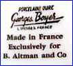 GEORGES BOYER (Limoges, France)  - ca 1930s - 1950s