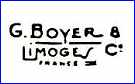 GEORGES BOYER (Limoges, France) -  ca 1936 - 1953