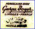 GEORGES BOYER (Limoges, France) - ca   1936 - 1953
