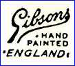GIBSON & SONS (Staffordshire, UK) - 1940 - ca 1972