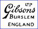 GIBSON & SONS (Staffordshire, UK) - ca 1940 - 1976