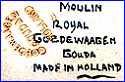 GOEDEWAAGEN [Moulin Series]  (Gouda & Nieuw Buinen, Holland) - ca 1930s - 1950s
