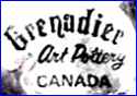 GRENADIER ART POTTERY  (Studio Pottery, Canada) - ca 1960s - 1970s