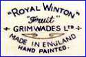 GRIMWADES Ltd   (ROYAL WINTON) (Staffordshire, UK) - ca 1930s - 1950s