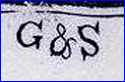 GROVE & STARK  [usually with other marks of various designs]  (Staffordshire, UK)  - ca 1871 - 1885
