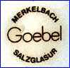 W. GOEBEL - MERKELBACH  (while in brief cooperation, mostly on Beer Steins, Germany) - ca 1972 - 1988