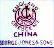 GEORGE JONES & SONS Ltd  [also Impressed, some variations]  (Staffordshire, UK) -  ca 1890s - 1951