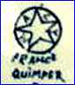 HENRIOT QUIMPER  (DUMAINE) [made for MACY'S Dept. Stores]  (France)   - ca 1930s - 1940s