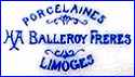 BALLEROY FRERES (Limoges, France)  - ca 1908 -  1937