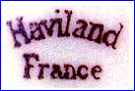 HAVILAND & CO   (Limoges, France) - ca   1893 - 1930s