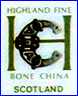 HIGHLAND FINE BONE CHINA  [Distributors & Exporters]  (Glasgow, Scotland, UK)  - ca 1950s - 1970s