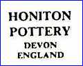 HONITON ART POTTERIES LTD. (Printed, Impressed) (Devon) - ca 1980s - Present