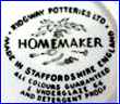 RIDGWAY POTTERIES, Ltd. [HOMEMAKER Line]  (Staffordshire, UK) - ca 1960s
