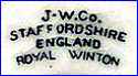 GRIMWADES BROS.  (ROYAL WINTON)  (Staffordshire, UK) - ca 1930s - 1950s