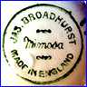 JAMES BROADHURST & SONS, Ltd.  (Staffordshire, UK)  - ca 1890s - 1922