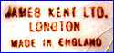 JAMES KENT - FENTON, Ltd. (Staffordshire, UK) - ca 1938 - 1950s