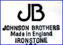 JOHNSON BROS.  (Staffordshire, UK)  - ca 1950s - 1980s