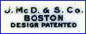 JONES, McDUFFEE & STRATON  (Distributors & Importers, Boston, MA, USA) - ca 1880s - ca 1950s