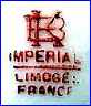 KB or BK LIMOGES IMPERIAL  (US Importers, items from Limoges, France)  - ca 1900 - 1920ss