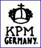 KRISTER PORCELAIN FACTORY  (Germany)  - ca 1885 - 1910