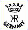 RAU PORCELAIN MANUFACTORY (Germany) - ca 1945 - ca 1978
