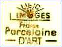 LECLAIR LIMOGES PORCELAINES  (Limoges, France)  - ca 1940s - 1980s
