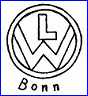 LUDWIG WESSEL  -  IMPERIAL BONN (Germany)  - ca 1918 - ca 1945