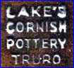 W.H. LAKE & SON, Ltd.  (Earthenwares & Studio Pottery, Cornwall, UK)  - ca 1880s - 1990s