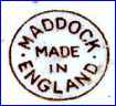 JOHN MADDOCK & SONS  [in various colors] (Staffordshire, UK) - ca 1930s - 1960s