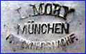 LUDWIG MORY  (on Stoneware, Munich, Germany)  - ca 1902 - 1938