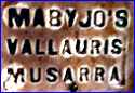 MABYJO'S VALLAURIS  -  MARIUS MUSARRA  (Studio Pottery, Vallauris, France)  - ca 1945 - 1959