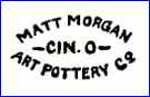 MATT MORGAN POTTERY (Impressed) (Ohio, USA) - ca 1883 - 1885