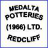 MEDALTA - MEDICINE HAT POTTERY Co.  (Canada)  -  ca 1966 - 1986
