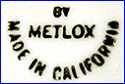 METLOX POTTERIES  (California, USA)  - ca. 1958  - 1978