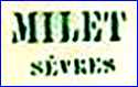 PAUL MILET et FILS  (Sevres, France)  -  ca 1910s - 1940s