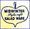 W.R. MIDWINTER, Ltd. [on SALAD WARE] (Staffordshire, UK)  - ca 1950s - 1960s