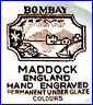 JOHN MADDOCK & SONS  [BOMBAY Pattern, varies - many variations]  (Staffordshire, UK) - ca 1910s - 1930s