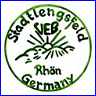 STADTLENGSFELD PORCELAIN  (Germany) - ca 1955 - ca 1959