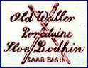 OLD WALLER (Porcelain Decorating Workshop]  & HOE BODKIN [Retailers]  (blanks made by VILLEROY & BOCH - METTLACH, Germany)  - ca 1890s - 1910s