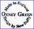OXNEY GREEN [IDEN POTTERY] (Studio & Giftware Pottery, Sussex, UK)  - ca 1990s - 2002