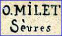 SEVRES - OPTAT MILET [Artist]  (France)  - ca 1880s