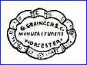GEORGE GRAINGER & CO  (Worcester, UK)  -ca 1850 - 1875