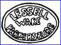 LESSELL ART WARE  (Art Ceramics, W. Virginia, USA)  - ca 1911 - 1912